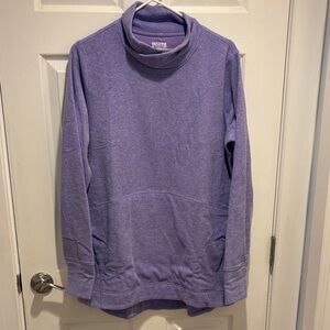 Duluth Trading Co Lavender Turtleneck Top